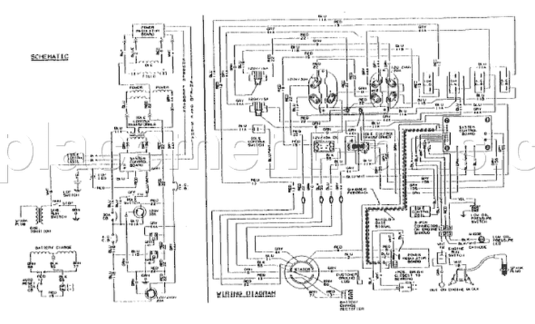 Page B Diagram and Parts List for 9878-0  Briggs and Stratton Generator